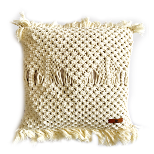 Exkluzívny Handmade Vankúš Macramé BALI GARDEN