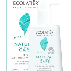 Čistiaci gél na intímnu hygienu Natural Care s pH 5,2 - EcoLatier Organic - 250 ml