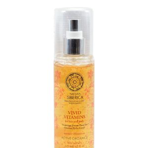 Sprej na telo a vlasy s vitamínmi pre okamžité zvlhčenie - Živé vitamíny - Natura Siberica - 125 ml