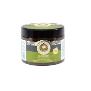 Kúpeľ babky Agafy - Cédrový peeling na telo - Babička Agafia - 300 ml