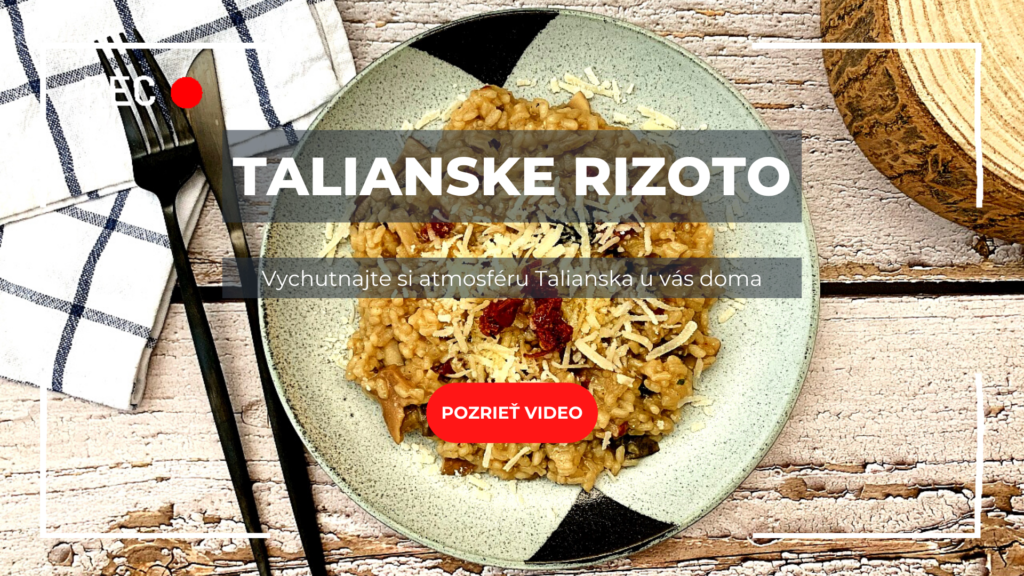 VIDEORECEPT: Talianske hubové rizoto so sušenými paradajkami