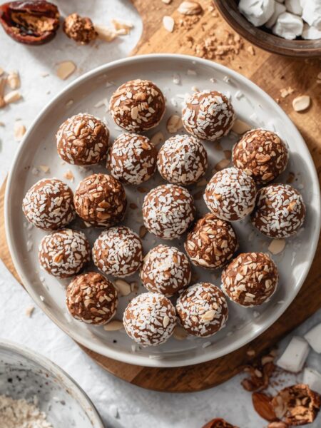 Vianočné raw guľky bez cukru – rýchle nepečené | EKO-BIO-NATURA